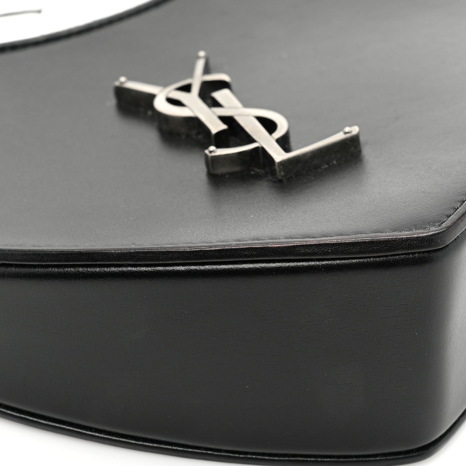Saint Laurent Calfskin Small Monogram Love Shoulder Bag Black 11 of 17