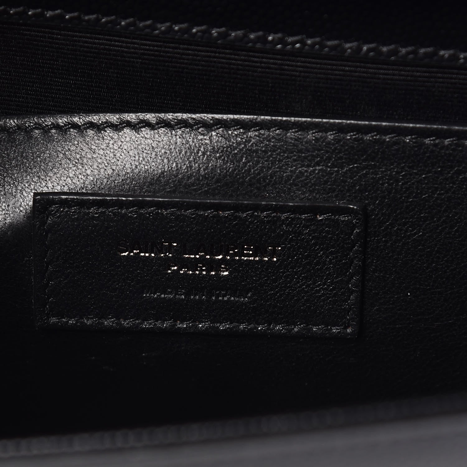 Saint Laurent Grain De Poudre Small Monogram Kate Satchel Black 7 of 10