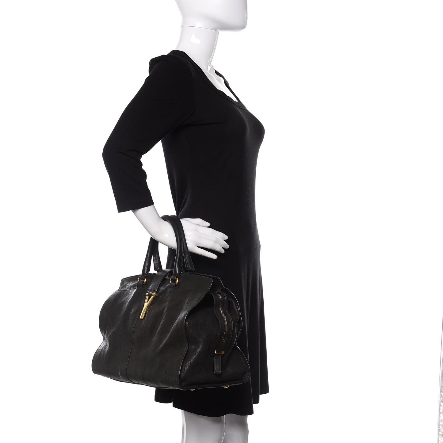 Sheepskin Medium Cabas ChYc Black