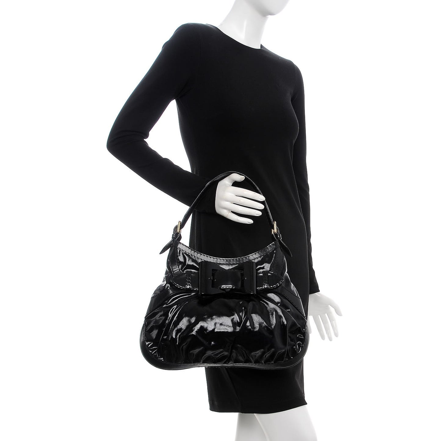 Dialux Queen Bow Hobo Black