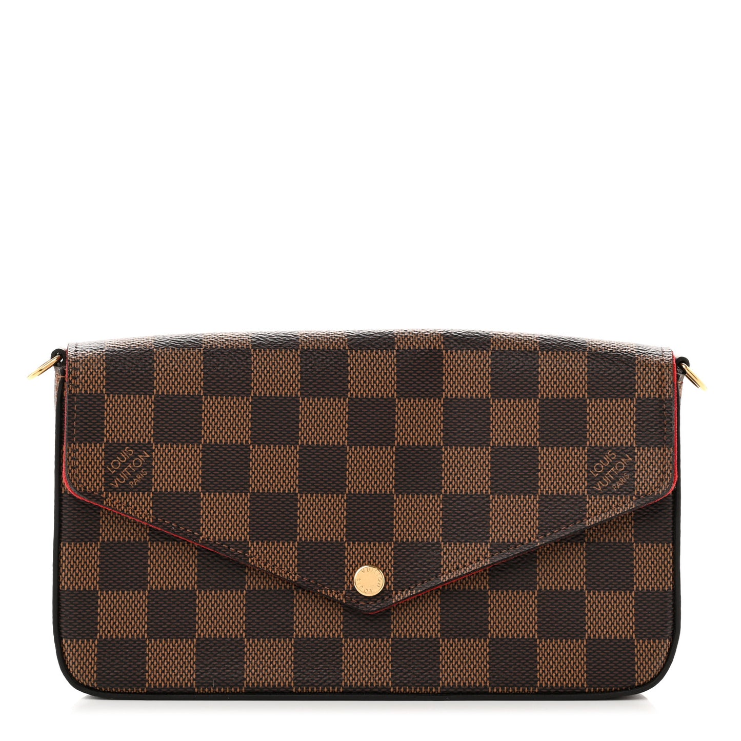 Damier Ebene Pochette Felicie Chain Wallet
