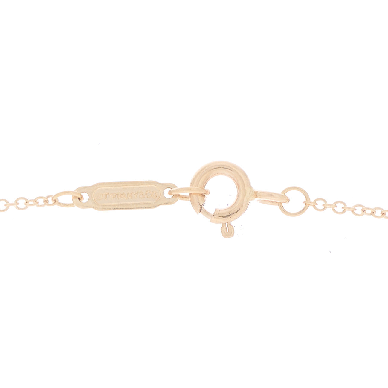 18K Rose Gold Diamond Mini Victoria Key Pendant Necklace