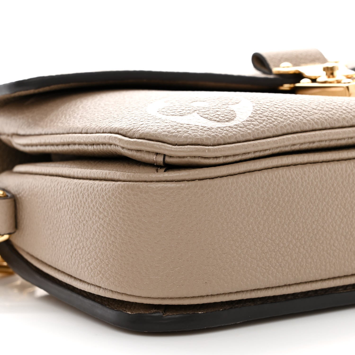 Louis Vuitton Empreinte Monogram Giant Pochette Metis East West Tourterelle Creme 8 of 10