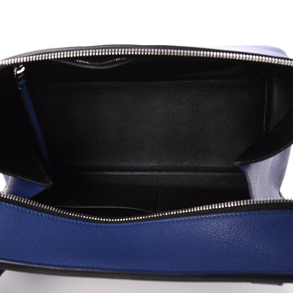 Celine Drummed Calfskin Small Edge Shoulder Bag Indigo 5 of 7