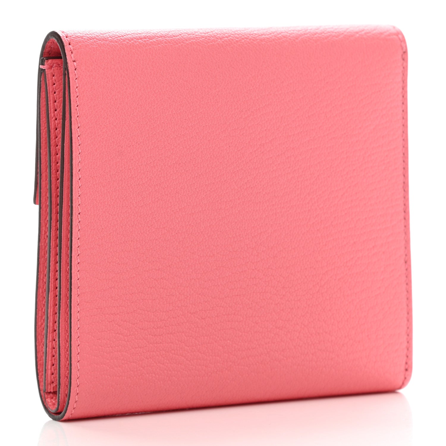 Hermes Chevre Mysore Clic 12 Wallet Rose Lipstick 3 of 7