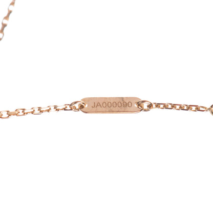 Van Cleef & Arpels 18K Yellow Gold Mother of Pearl Vintage Alhambra Pendant Necklace 7 of 8