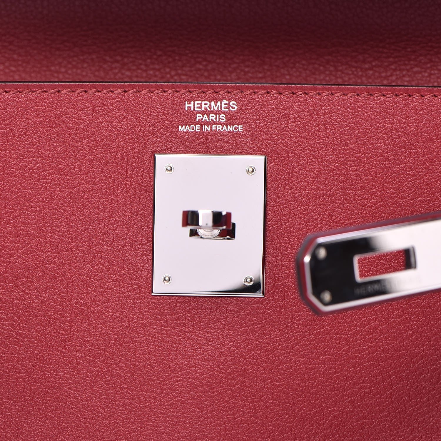 Hermes Evercolor Kelly Retourne 28 Rouge Grenat 21 of 35