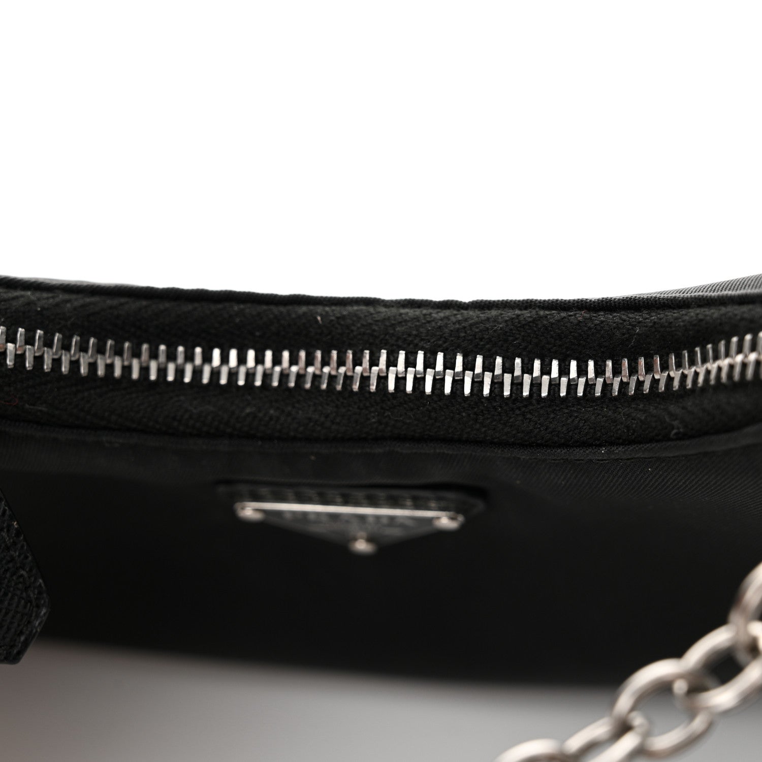 Prada Tessuto Nylon Mini Re-Edition 2000 Shoulder Bag Black 11 of 12