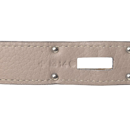 Hermes Taurillon Clemence Jypsiere 34 Gris Tourterelle 7 of 10