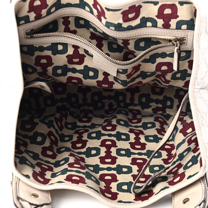 Gucci Guccissima Small Pelham Shoulder Bag Off White 4 of 9