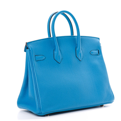 Hermes Togo Birkin 25 Bleu Zanzibar 2 of 13