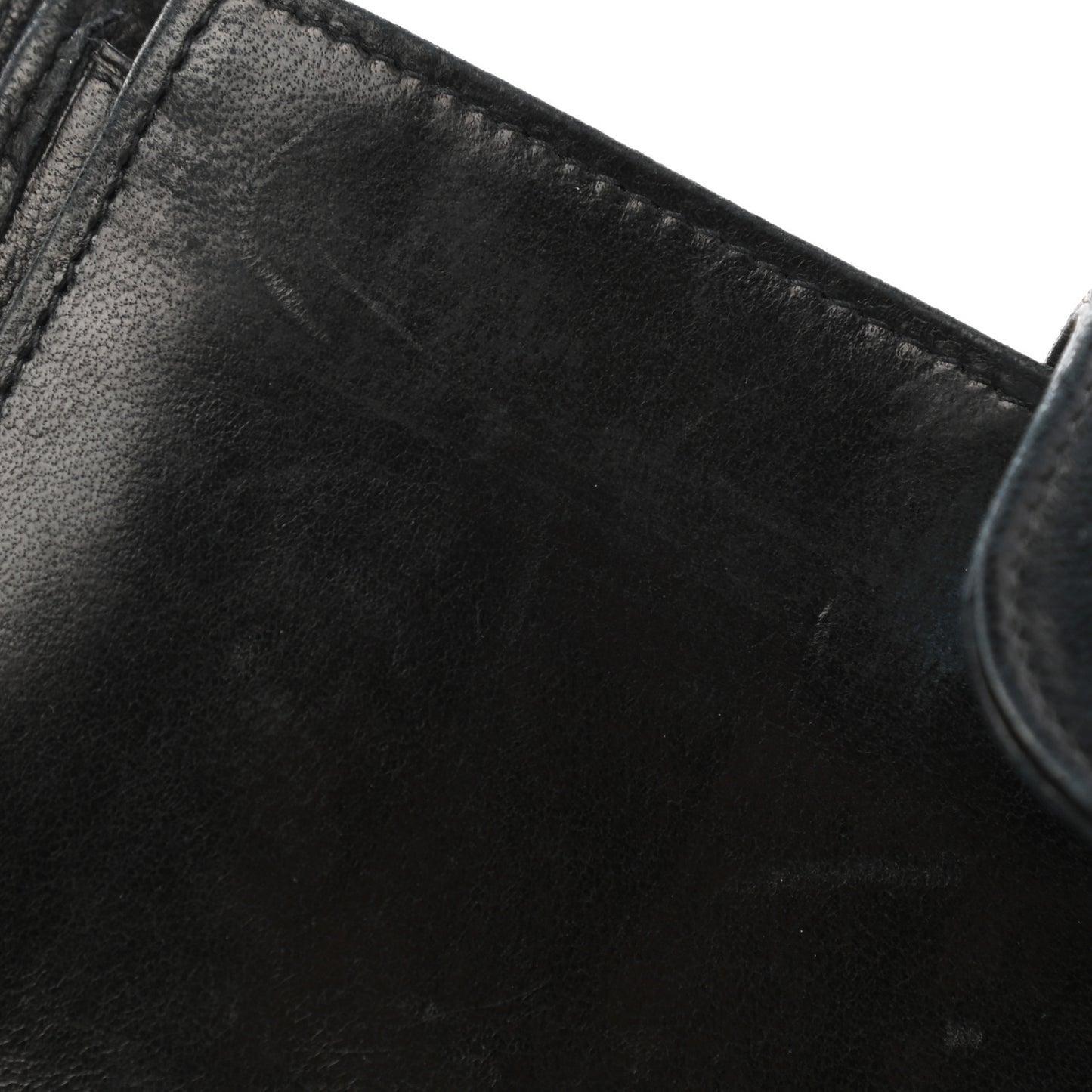 Lambskin Diamond Stitched French Wallet Black