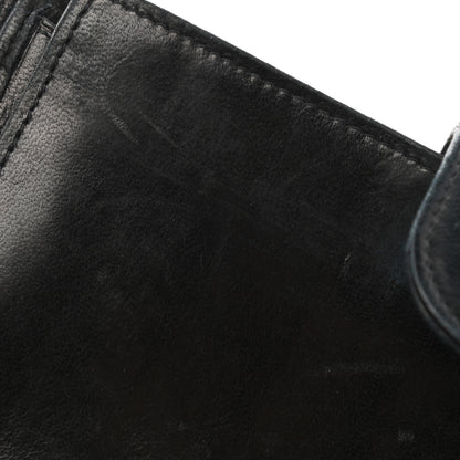 Chanel Lambskin Diamond Stitched French Wallet Black 9 of 11