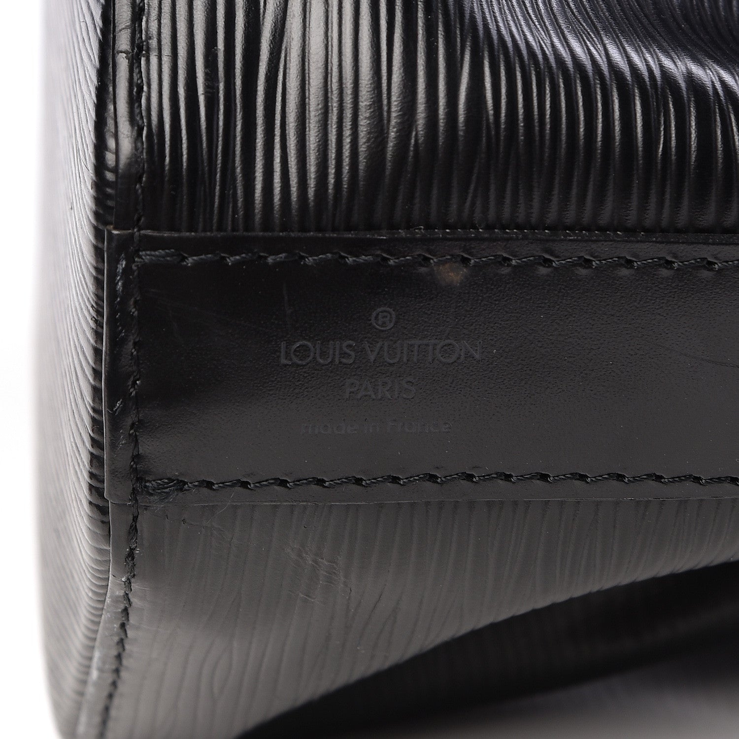 Louis Vuitton Epi Sac D'Epaule Black 6 of 13