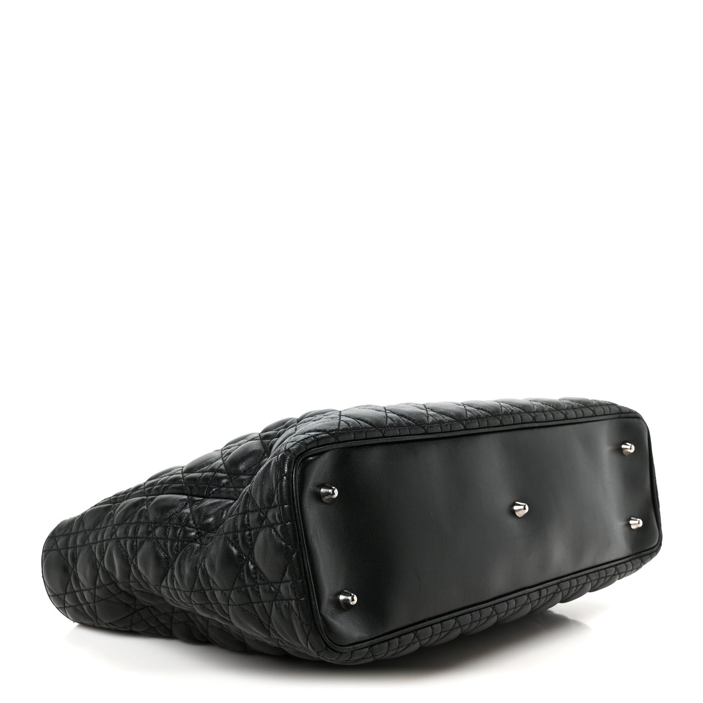 Lambskin Cannage XL Lady Dior Black