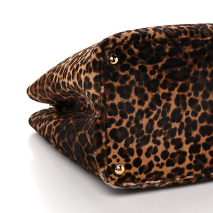 Prada Calf Hair Leopard Print Shoulder Bag Avorio 8 of 9