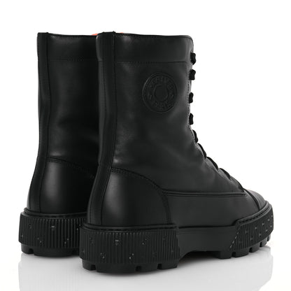 Hermes Nappa Fresh Ankle Boots 37.5 Black 4 of 11