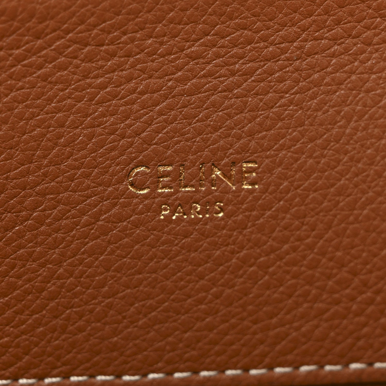 Celine Supple Calfskin Medium Appoline Tan 6 of 13