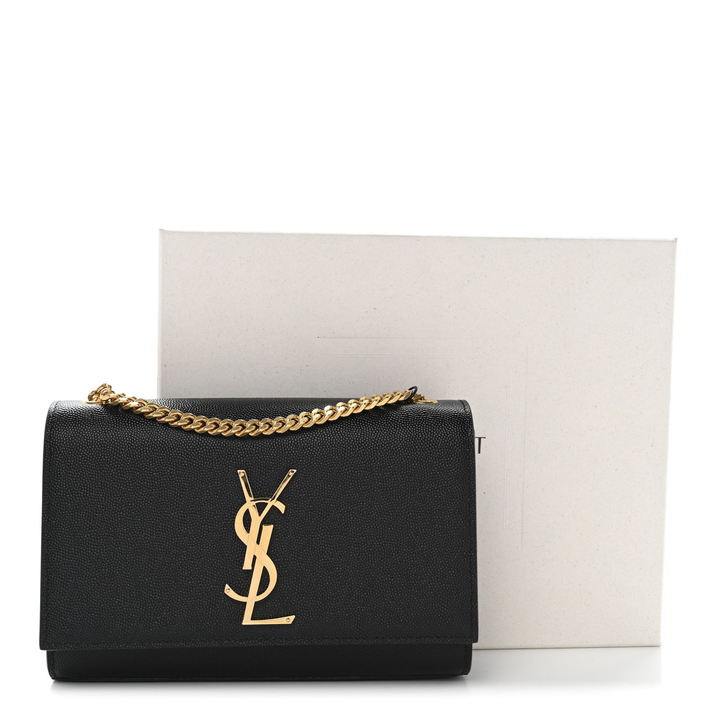 Grain De Poudre Small Monogram Kate Satchel Black