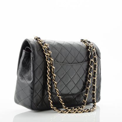 Chanel Lambskin Quilted Medium Double Flap Black 3 of 11