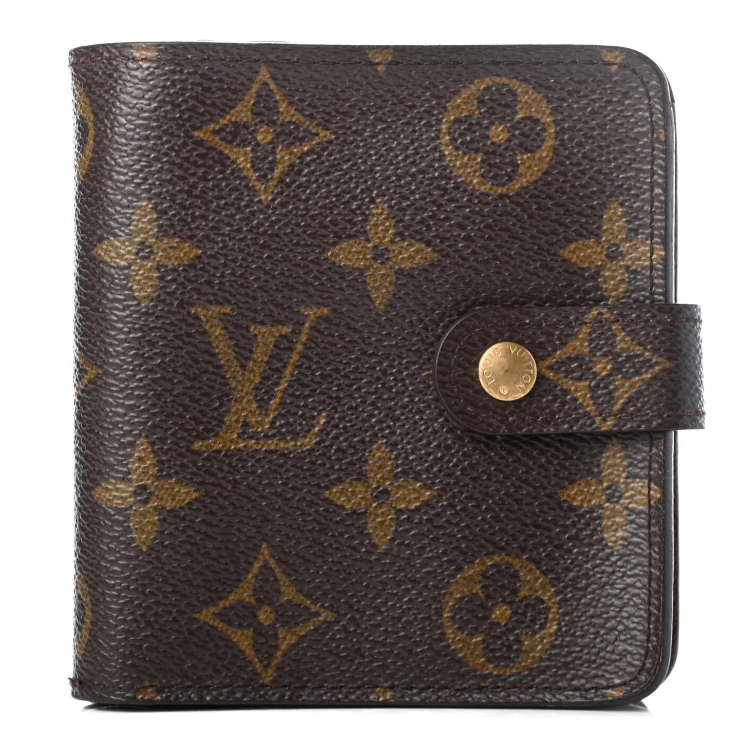 Monogram Compact Zippe Zipped Wallet