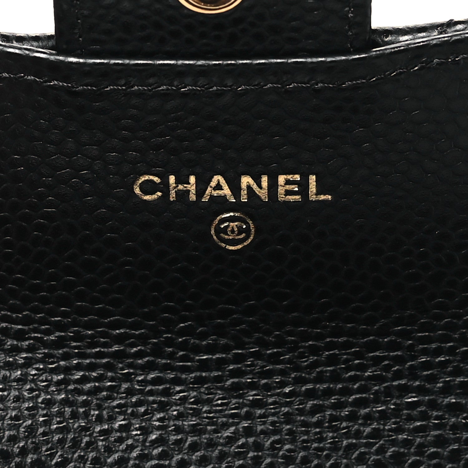 Chanel Caviar Quilted Flap Card Holder Wallet Black 6 of 10