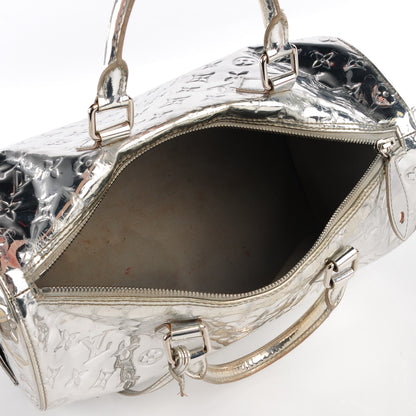 Louis Vuitton Monogram Miroir Speedy 35 Silver 7 of 7