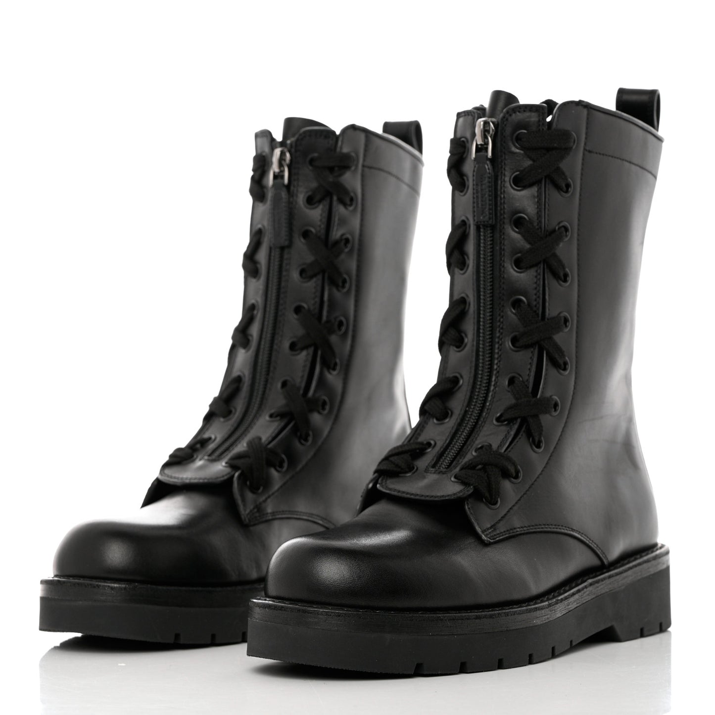 Calfskin XCombat 20/40mm Boots 38.5 Black