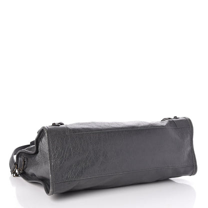 Balenciaga Agneau Classic Hardware City Gris Tarmac 4 of 7