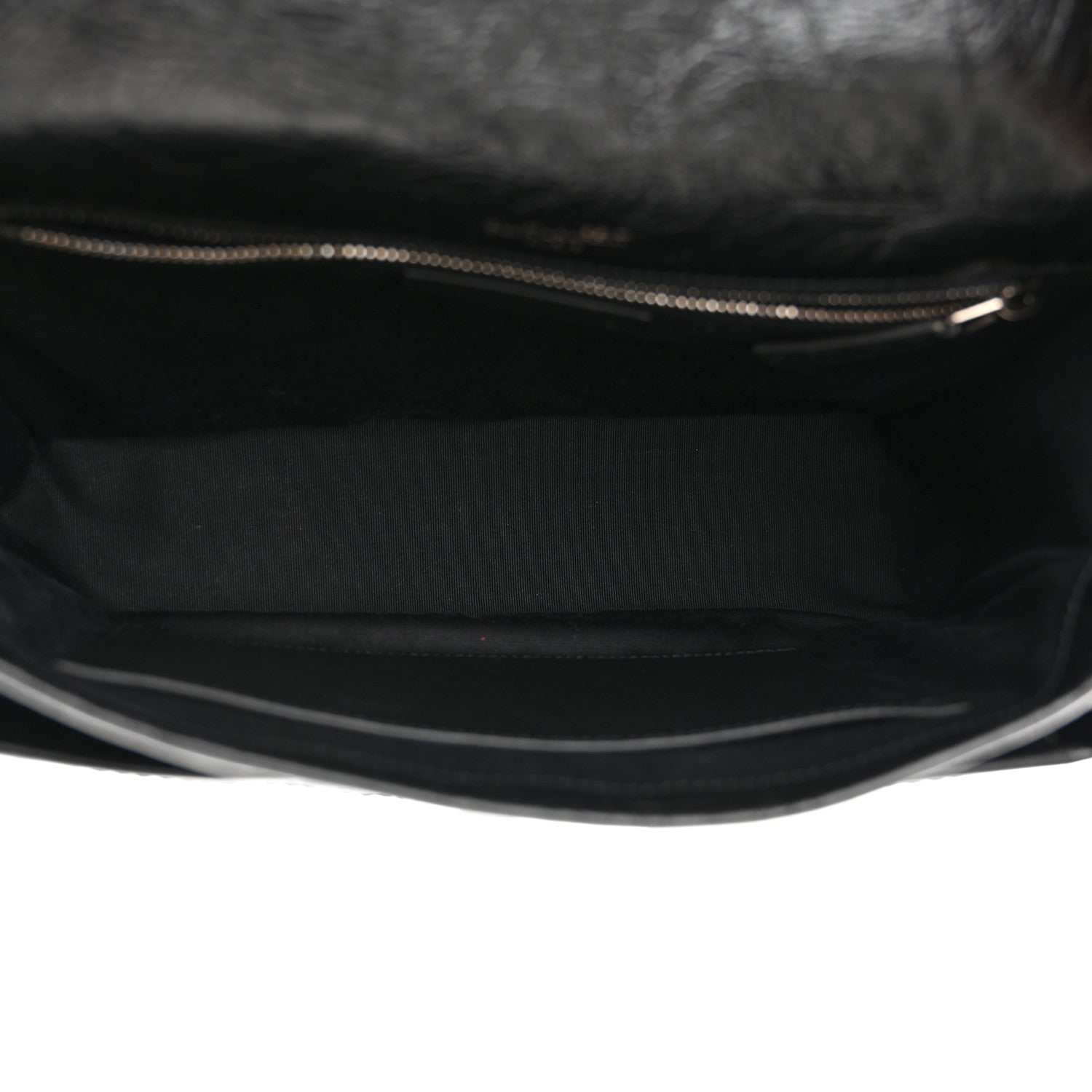 Saint Laurent Crinkled Calfskin Matelasse Monogram Medium Niki Chain Satchel Black 5 of 10
