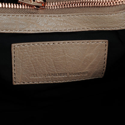 Alexander Wang Pebbled Lambskin Rockie Latte Rose Gold Hardware 6 of 8