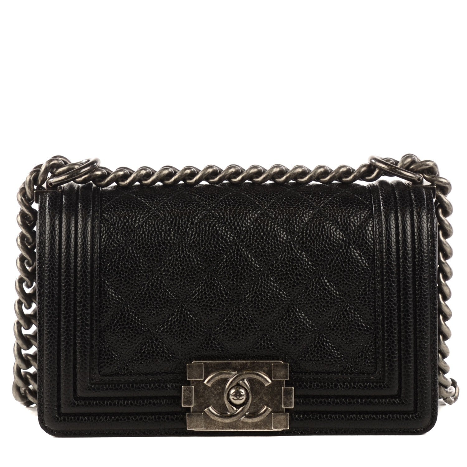 Chanel Caviar Quilted Small Boy Flap Black 1 of 9