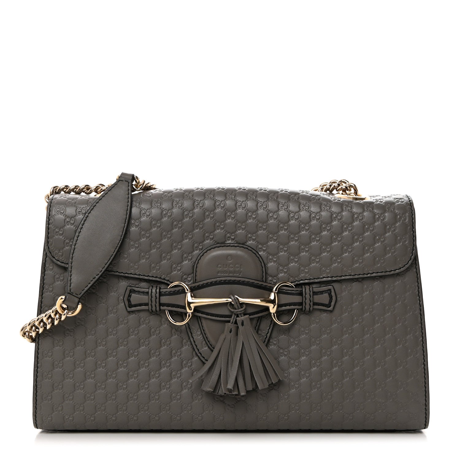 Gucci Soft Microguccissima Medium Emily Chain Shoulder Bag Loess 1 of 10