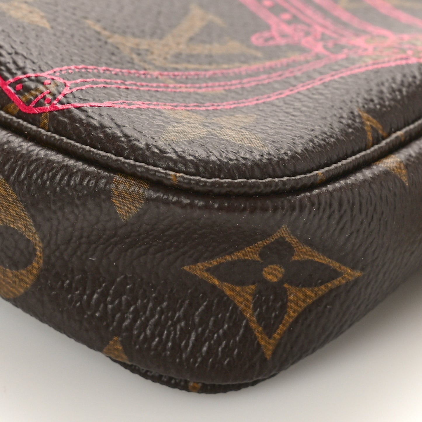 Monogram 2014 Christmas Animation Mini Pochette Accessories