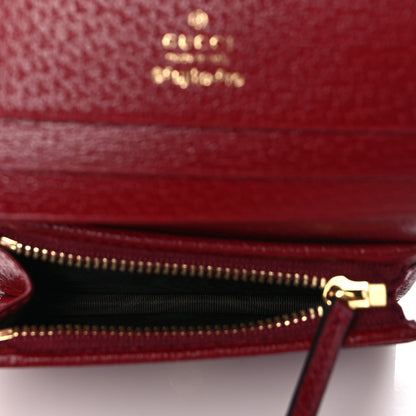 Gucci X DORAEMON Mini Vintage GG Supreme Monogram Card Case Wallet Beige Cherry Red 5 of 10