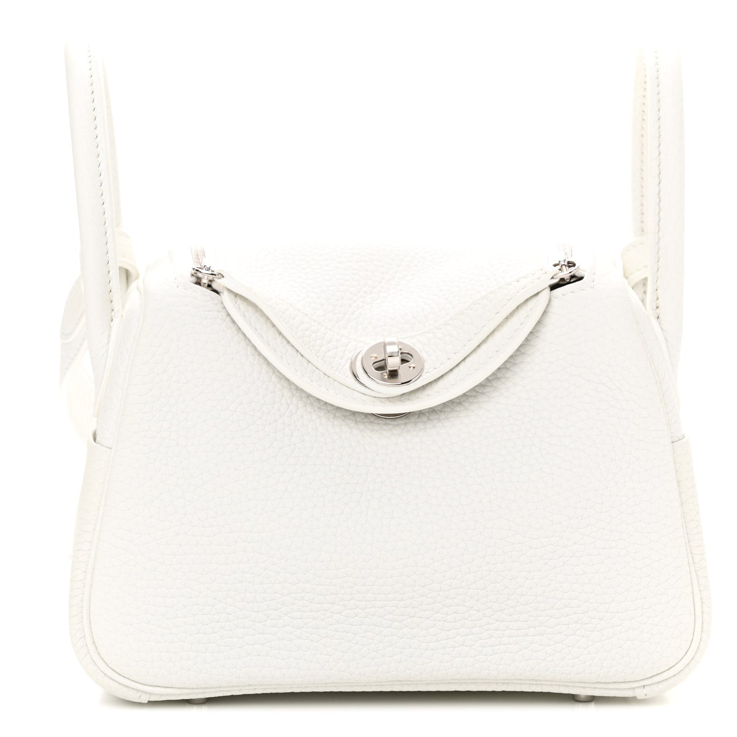 Taurillon Clemence Mini Lindy 20 New White
