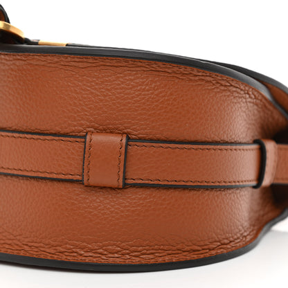 Chloe Calfskin Mini Marcie Round Crossbody Bag Tan 9 of 9