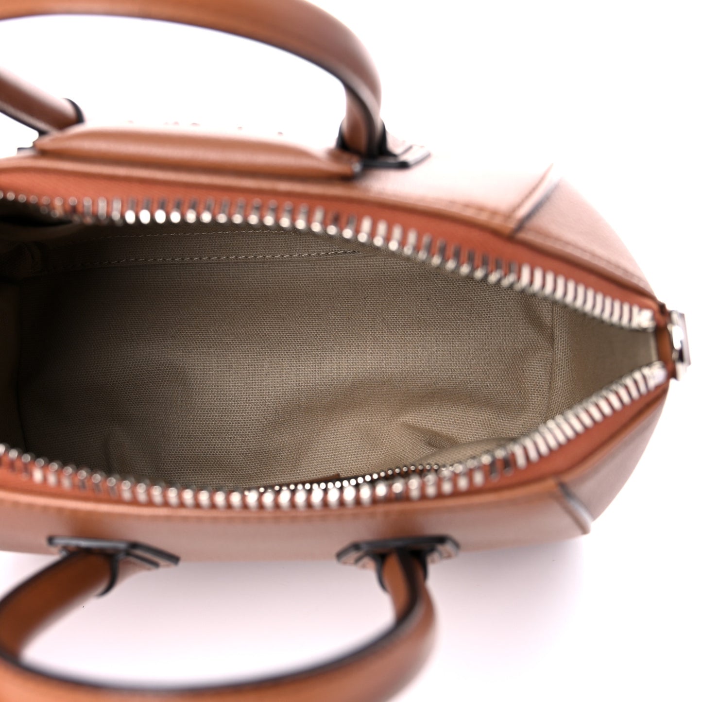 Sugar Goatskin Mini Antigona Pony Brown