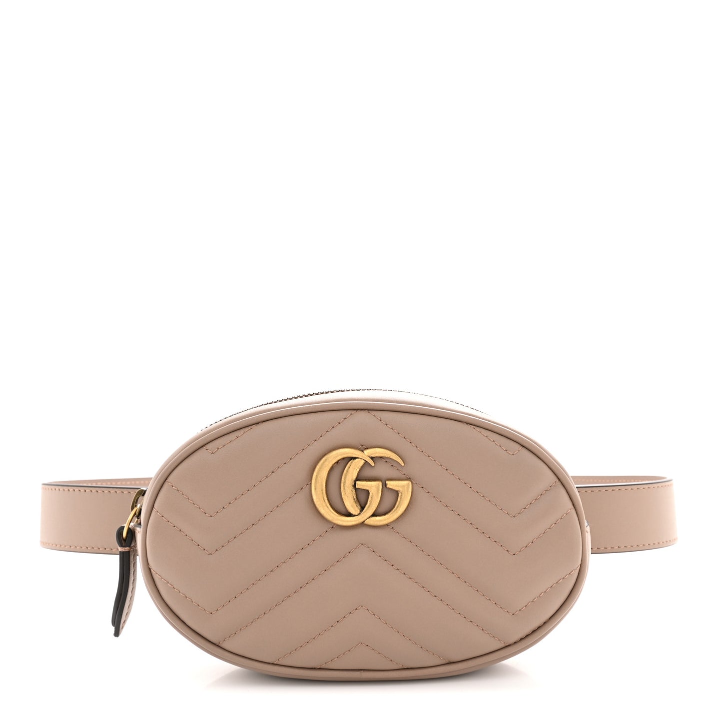 Calfskin Matelasse GG Marmont Belt Bag 85 34 Porcelain Rose