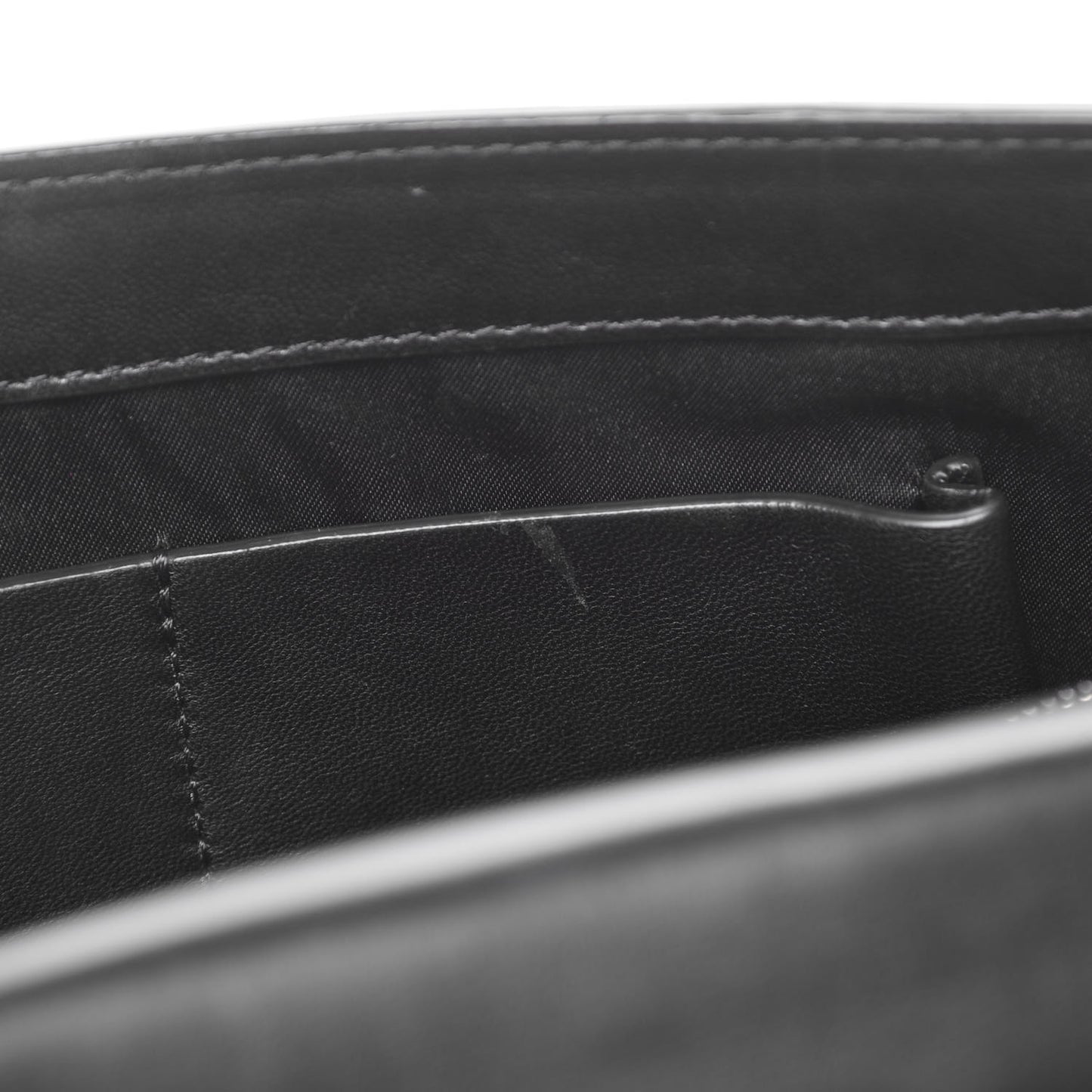 Nappa Ricamo Quilted The Greek Shoulder Bag Black