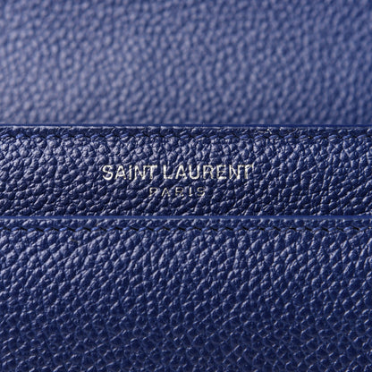 Saint Laurent Grained Calfskin Medium Monogram Sunset Dark Blue 4 of 4