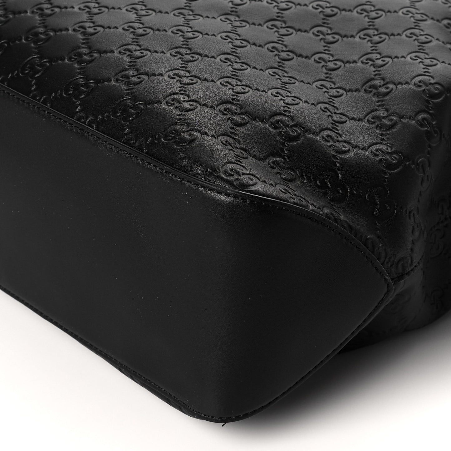 Guccissima Signature Large Linea A Hobo Black