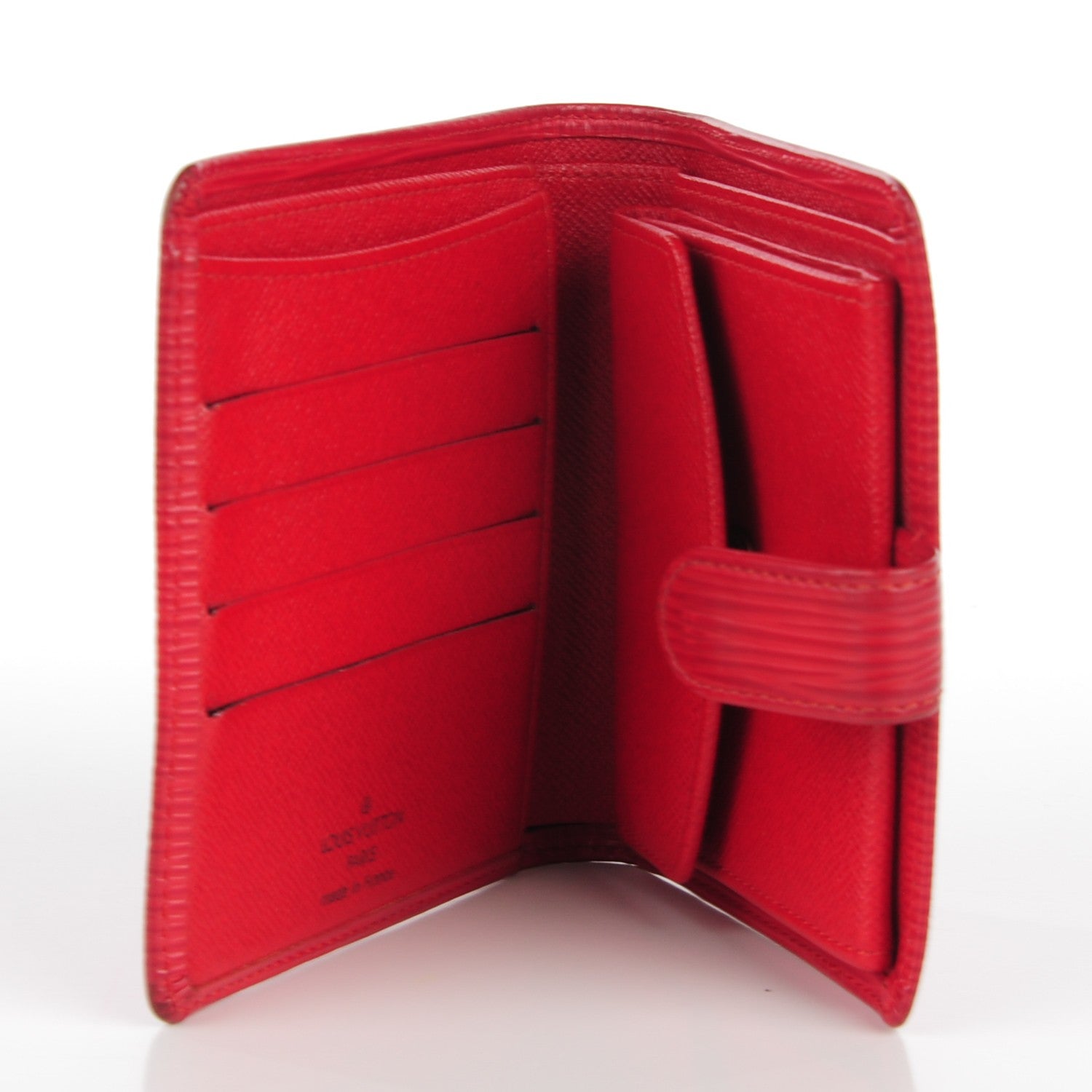 Louis Vuitton Epi Porte-Billets Compact Wallet Red 5 of 7