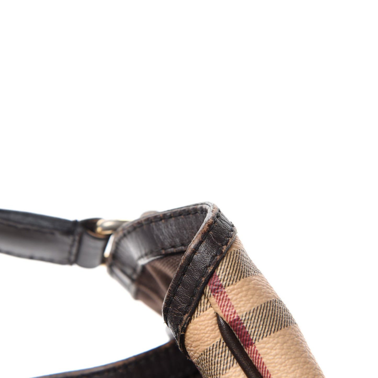 Haymarket Check Medium Walden Belted Hobo Chocolate