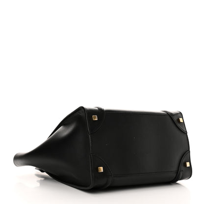Celine Smooth Calfskin Mini Luggage Black 4 of 9