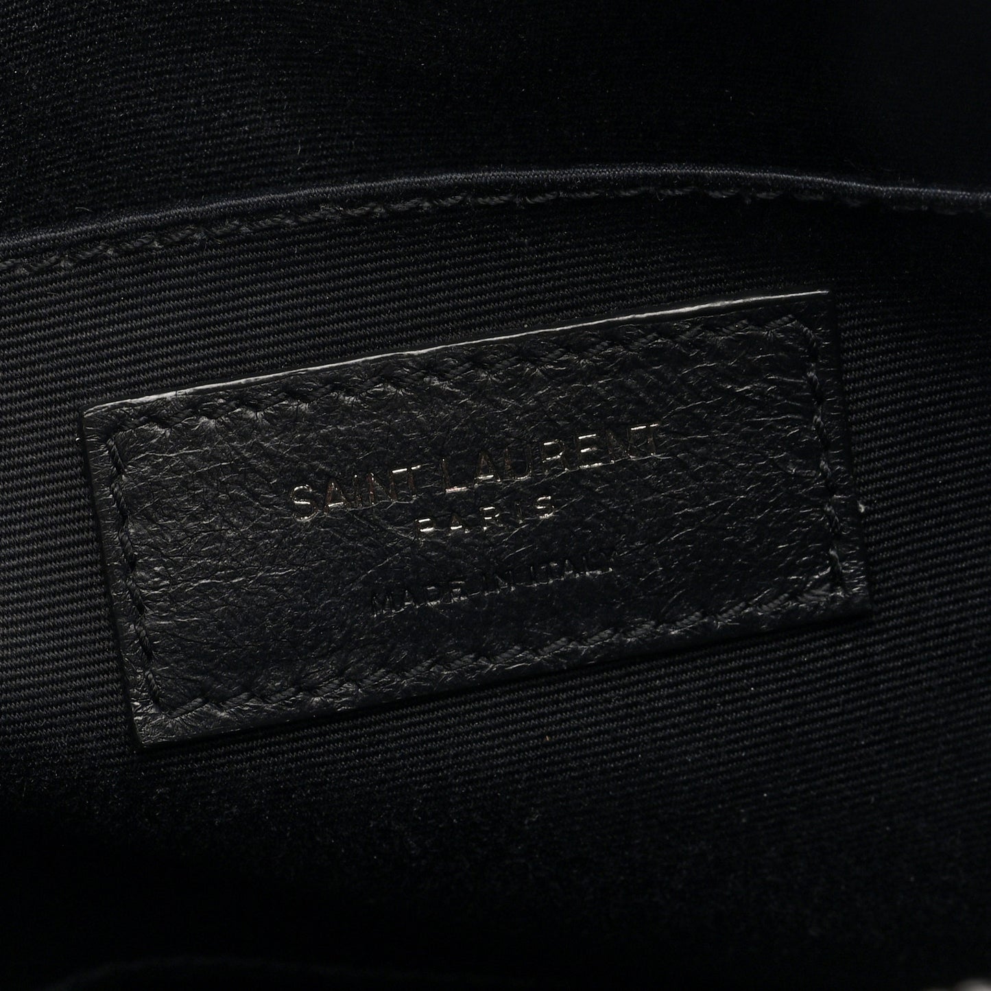 Calfskin Matelasse Monogram Lou Camera Bag Black
