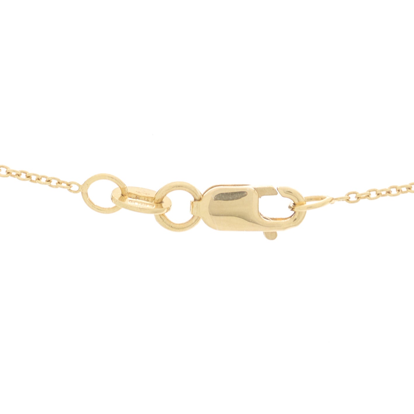Roberto Coin 18K Yellow Gold Diamond Tiny Treasures Texas State Necklace 6 of 6