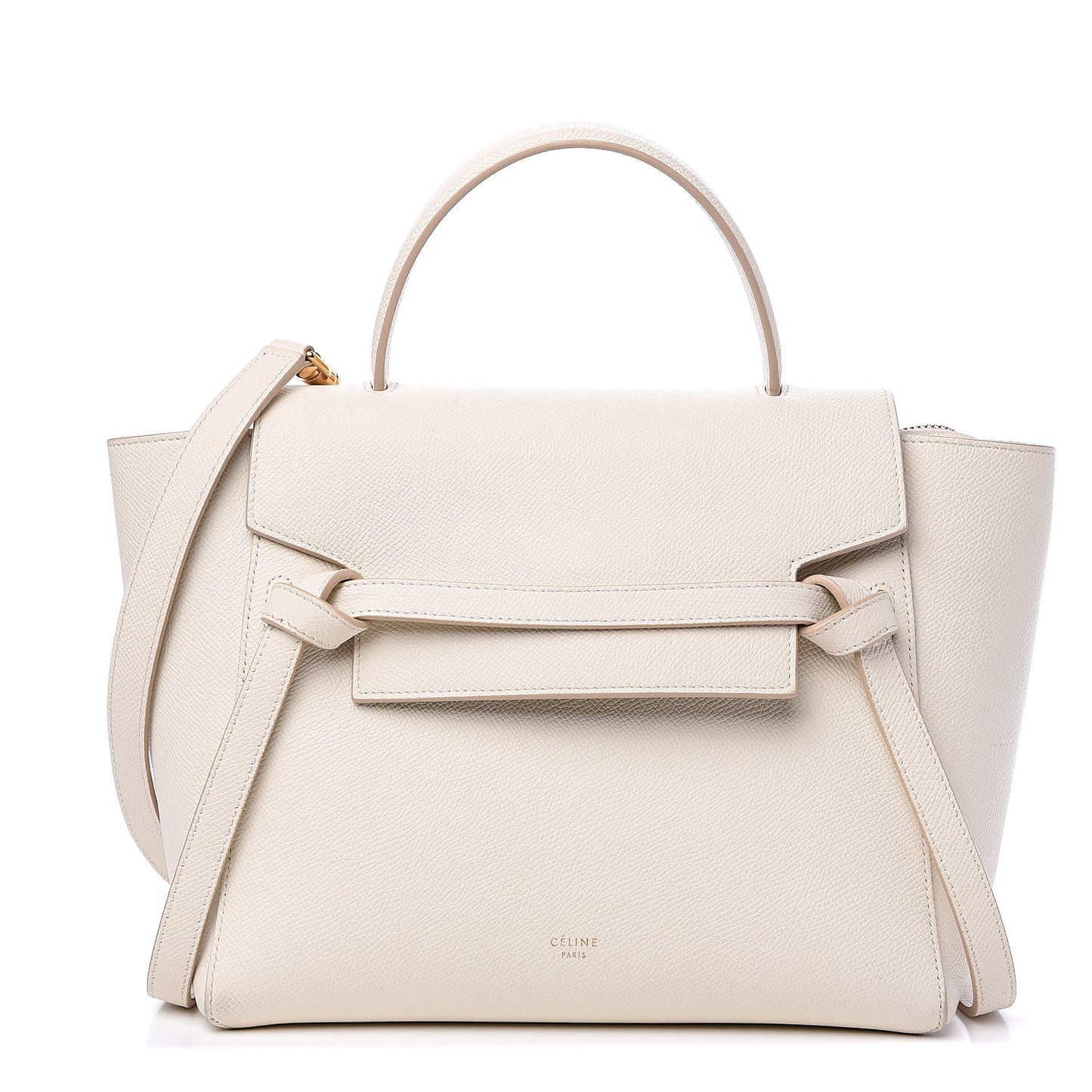 Grained Calfskin Micro Belt Bag Linen