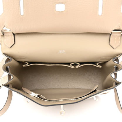 Hermes Taurillon Clemence Jypsiere 28 Gris Tourterelle 5 of 14