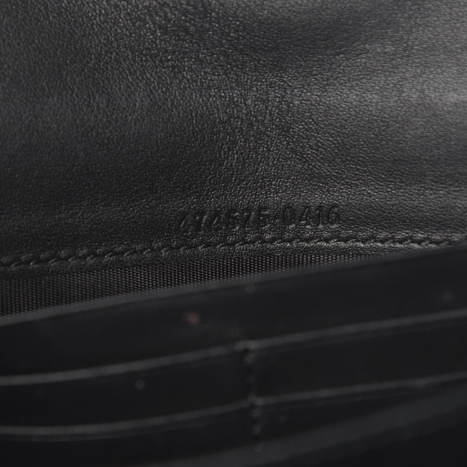 Gucci Velvet Matelasse GG Marmont Chain Wallet Black 6 of 13
